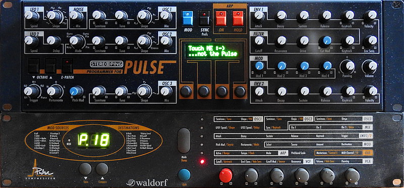Waldorf Pulse and Stereoping Synth Programmer