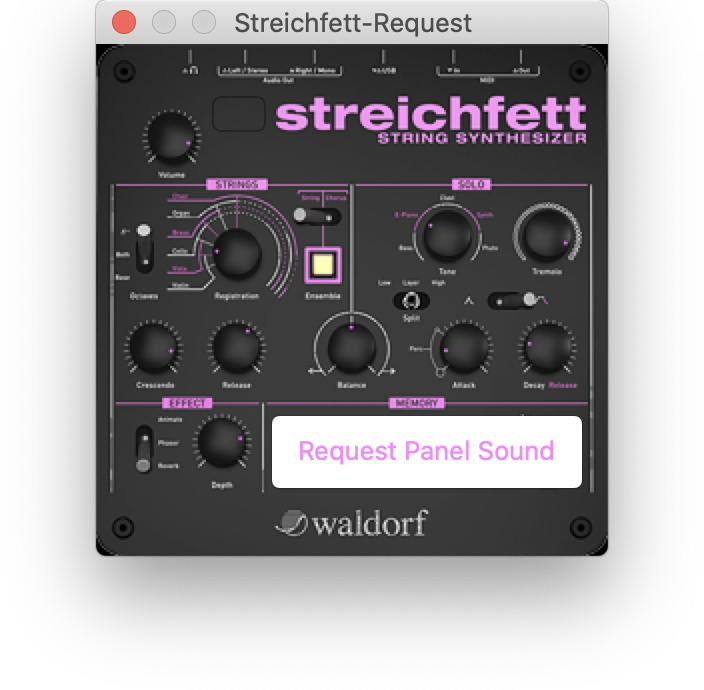 Streichfett-Requestr screenshot
