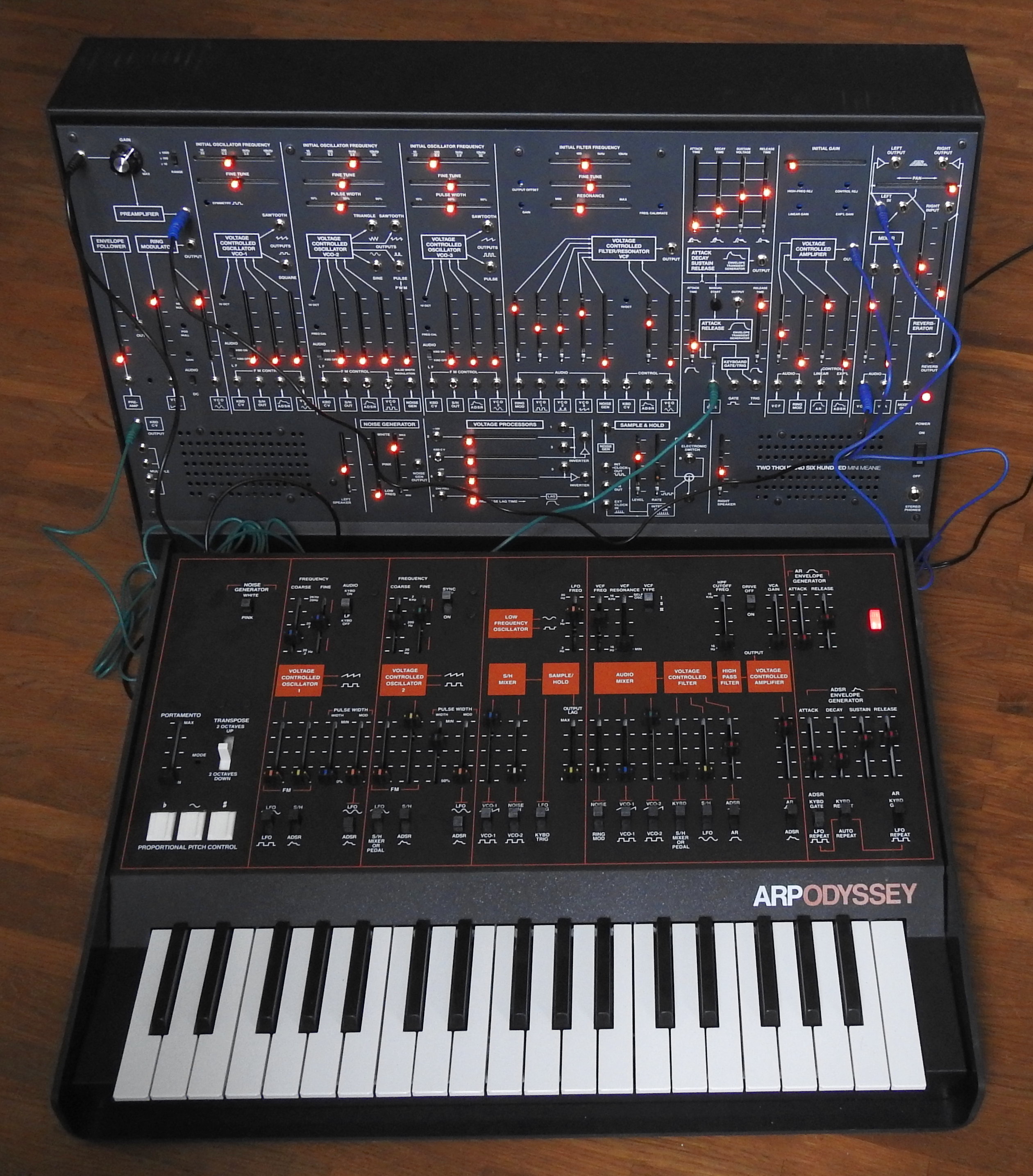 Till kopper de TTSH ARP 2600 Clone ARP 1601 Sequencer clone 