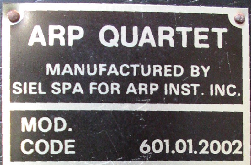 ARP Quartet label
