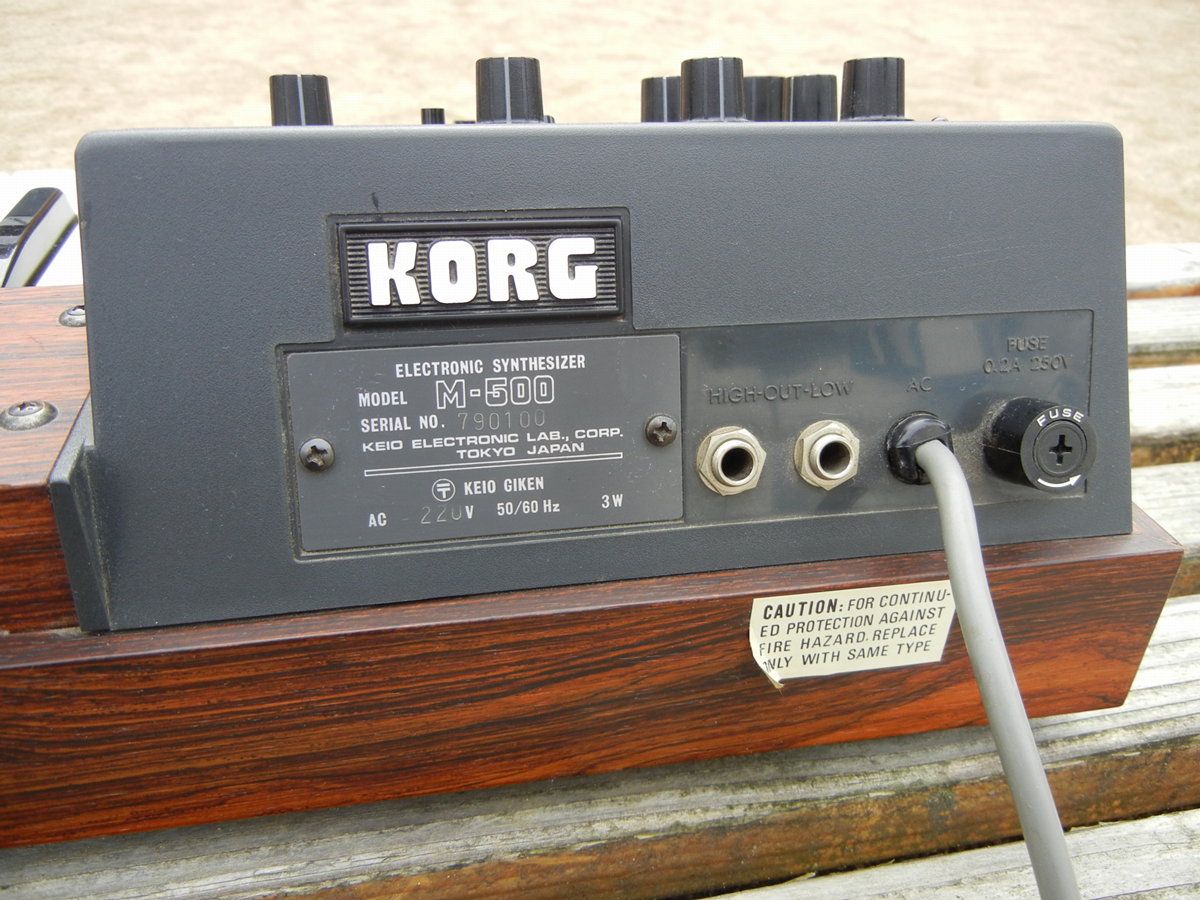 Korg Micro-Preset M500 / MP500 connectivity
