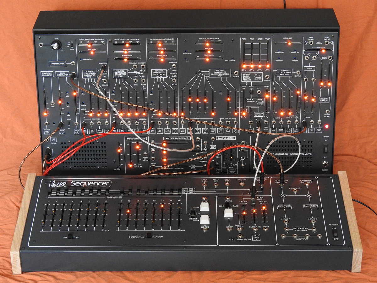 TTSH and the ARP 1601 Sequencer clone front panel
